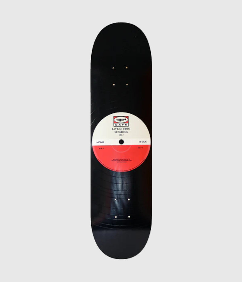 Skateboard Cafe 45 Grey/ Cardinal Skateboard Deck 8.125"