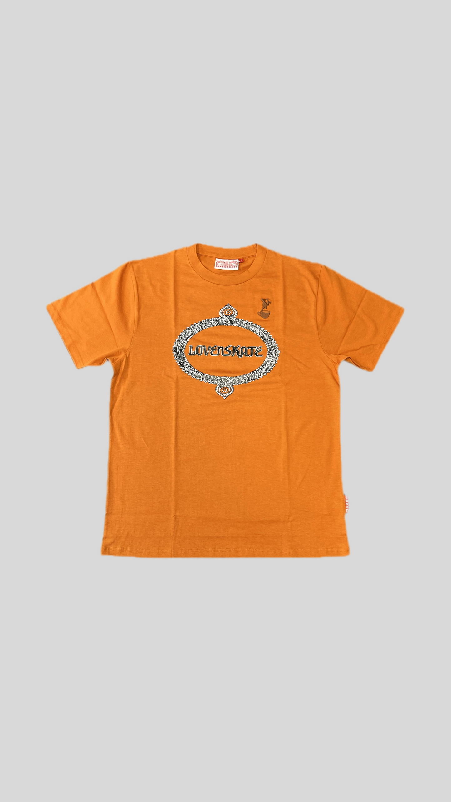 Lovenskate ‘RIDER’ Short Sleeve T-shirt Burnt Orange