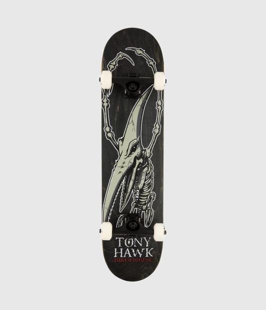 Birdhouse Skateboards Stage 3 Hawk Pterodactyl Black Complete Skateboard 7.5"