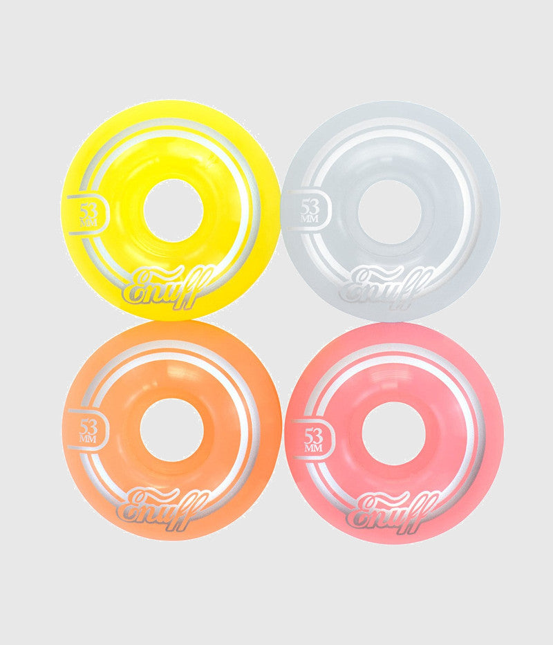 Enuff Refresher II Pastel Mix Skateboard Wheels 53mm