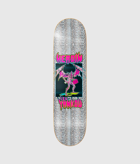 Heroin Skateboards Yankou Hellscape Skateboard Deck 8.25"