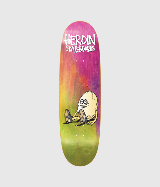 Heroin Skateboards Rainbow Egg Skateboard Deck 9.125"