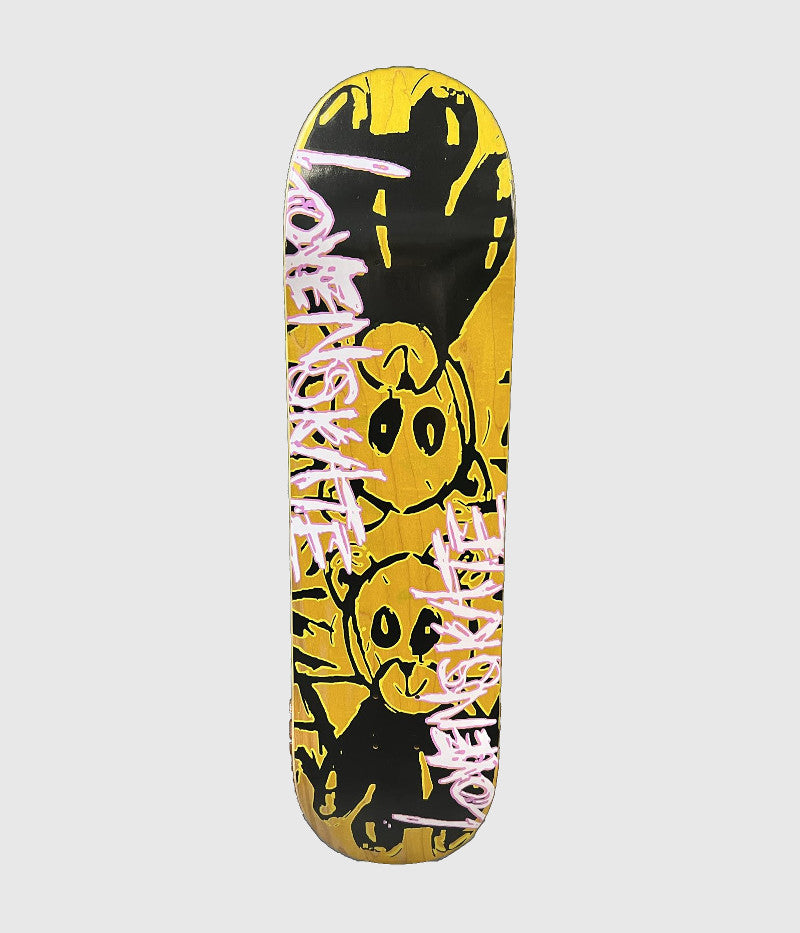 Lovenskate Bear Logo Skateboard Deck 8.25"