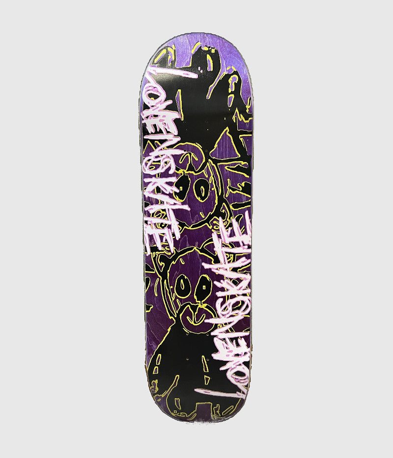 Lovenskate Bear Logo Skateboard Deck 8.5"