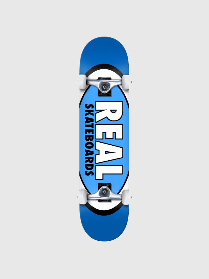 Real Oval Classic Skateboard Complete Blue 7.75"