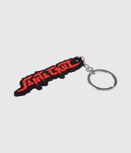 Santa Cruz Dungeon Strip Keyring Red/Black