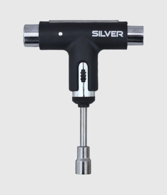 Silver T-Skate Tool - Black