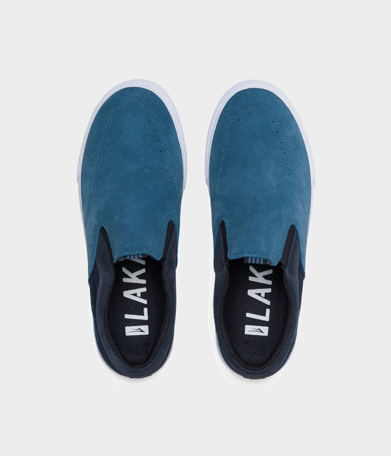 Lakai Owen Slip-on Slate Suede Skate Shoe