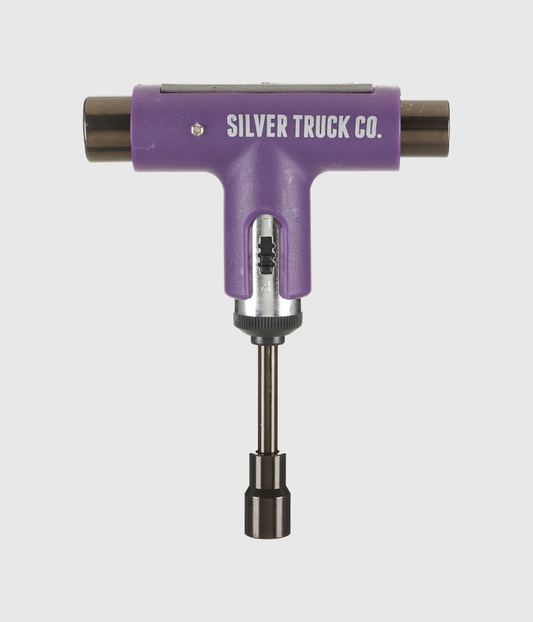 Silver T-Skate Tool - Purple