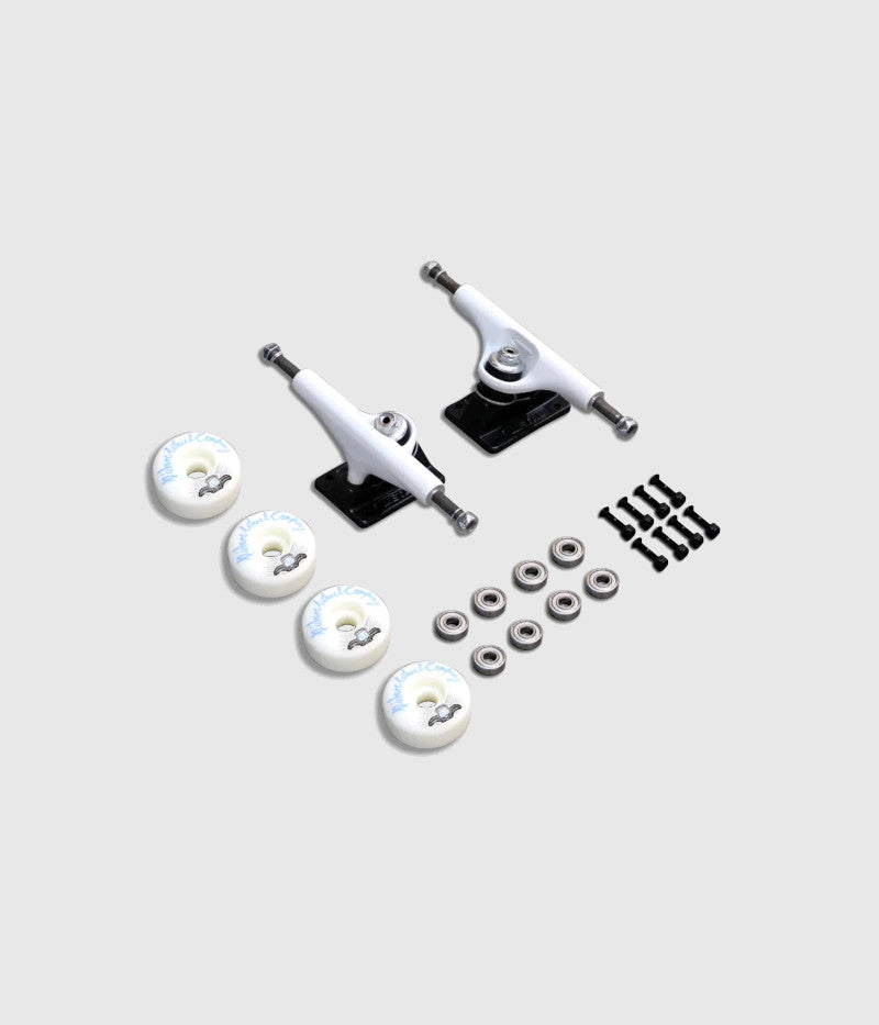 Picture Wheels Undercarriage Kit White/Black 5.25"